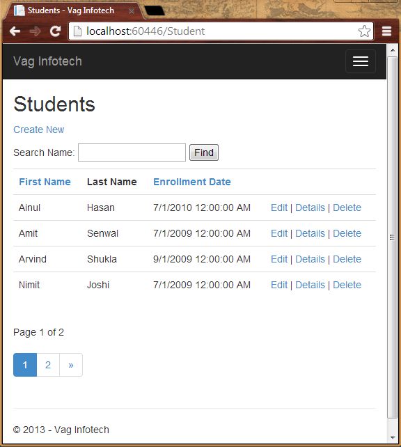 Perform Code First Migration In ASP Net MVC